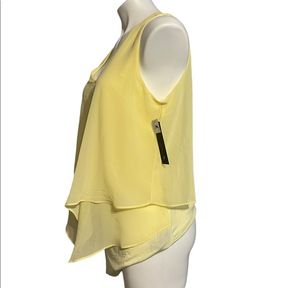 NWT AB STUDIOPopover woven sleeveless top blouse  size Medium - Picture 2 of 7